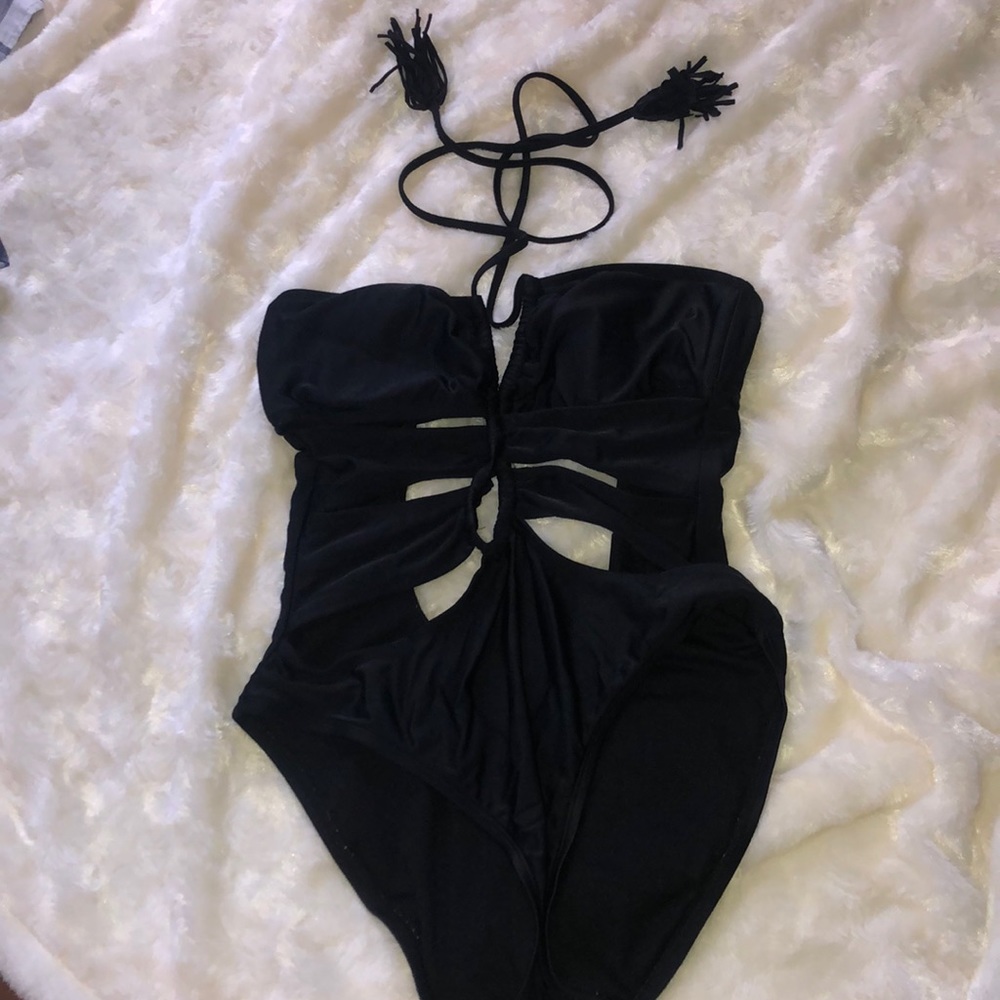 Black swimsuit